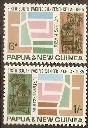 Papua New Guinea 1965 South Pacific Conference set. SG77-SG78.